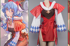 Selling with online payment: Uwowo Ganyu [Christmas ver] Genshin Impact Holiday Cosplay