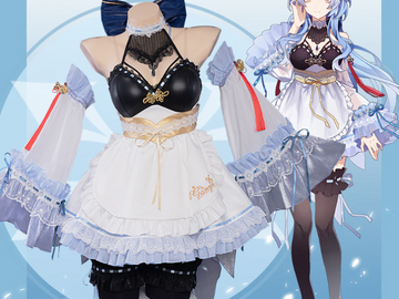 Selling with online payment: Uwowo Ganyu [Maid Ver.] Genshin Impact Fanarty Cosplay