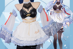 Selling with online payment: Uwowo Ganyu [Maid Ver.] Genshin Impact Fanarty Cosplay