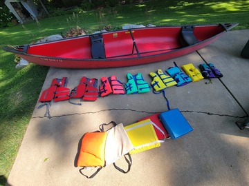 Renting out with online payment: (2) Canoe & (1) Kayak Set