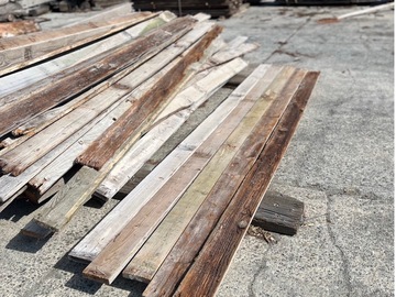 Selling: 1” x 6” x 5’ Reclaimed Douglas Fir Ship Lap