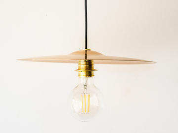 Vente au détail: Lampe plafonnier suspension réalisée avec une cymbale