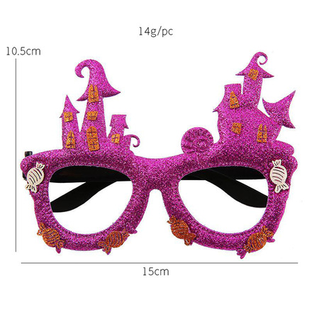 50pcs Halloween personalized fashion funny party glasses