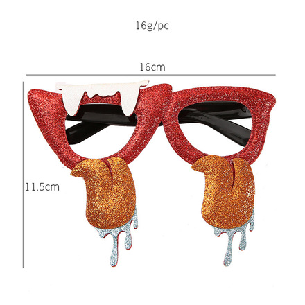 50pcs Halloween personalized fashion funny party glasses