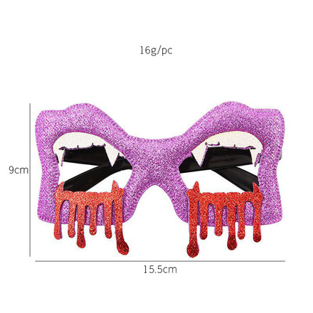 50pcs Halloween personalized fashion funny party glasses