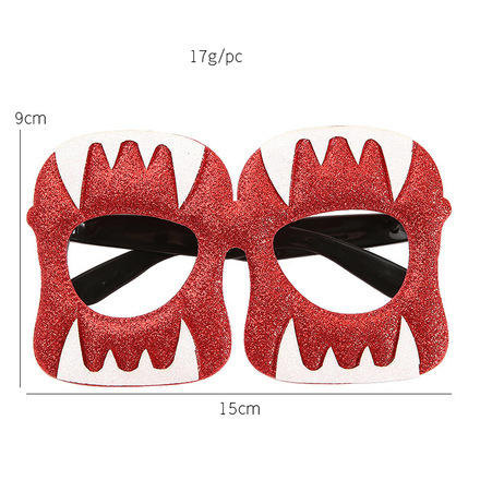 50pcs Halloween personalized fashion funny party glasses