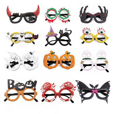 50pcs Halloween personalized fashion funny party glasses
