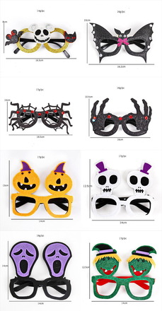 50pcs Halloween personalized fashion funny party glasses