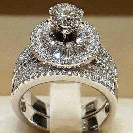 50pcs new hot selling personalized high-end couple rings