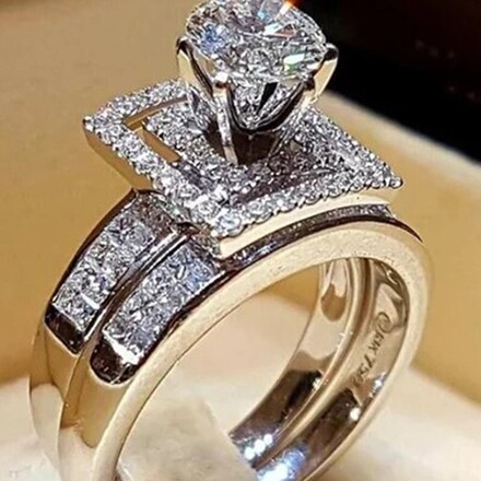 50pcs new hot selling personalized high-end couple rings