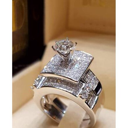 50pcs new hot selling personalized high-end couple rings