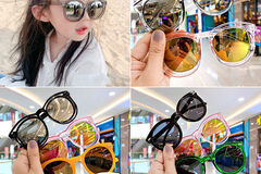 Bulk Lots: 50 pairs of fashionable cartoon cute baby sunglasses