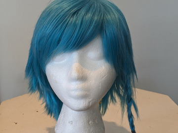 Selling with online payment: Teal Blue Wig (Arda)