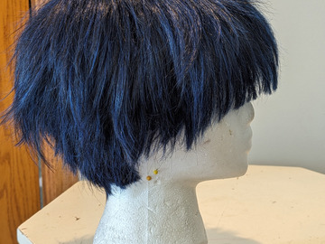 Selling with online payment: Short Navy Blue Wig