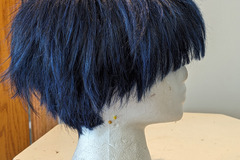 Selling with online payment: Short Navy Blue Wig