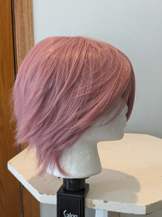 Short Dusty Pink Wig (Arda)