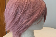 Selling with online payment: Short Dusty Pink Wig (Arda)