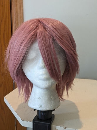Short Dusty Pink Wig (Arda)