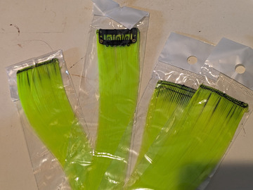 Selling with online payment: Neon Yellow Hair Clips