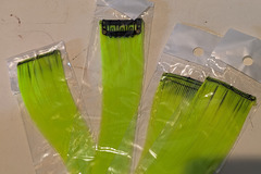 Selling with online payment: Neon Yellow Hair Clips
