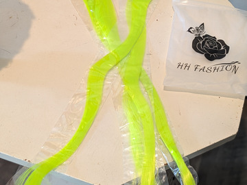 Selling with online payment: Neon Yellow Hair Clips