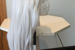 Selling with online payment: Long Silver Wig (Arda)