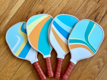 Renting out with online payment: Pickleball Paddles, Balls and Net