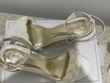 Selling: Forever Soles- True pearl wedding sandals 