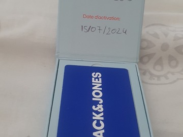 Vente: Carte cadeau Jack and Jones (50€)