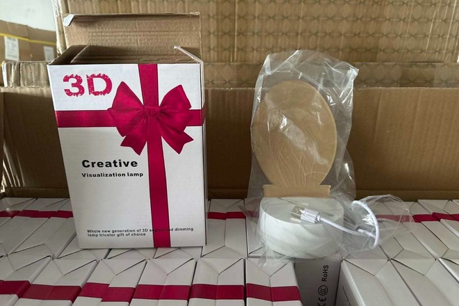 (60) 3D Acrylic Night Lamps (Perfect Gift)