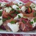 Actualité: Nectarine and Mozzarella salad