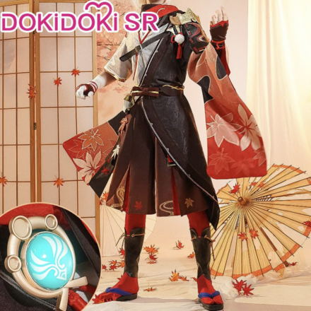 Kazuha Genshin Impact Dokidoki SR Size 2XL, with wig (no shoes)