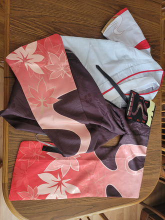 Kazuha Genshin Impact Dokidoki SR Size 2XL, with wig (no shoes)