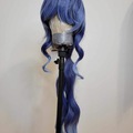 Selling with online payment: Layla Genshin Long Blue Wig