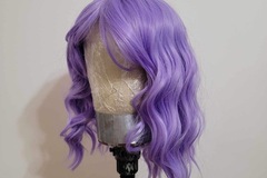 Selling with online payment: Light Purple Medium Wig