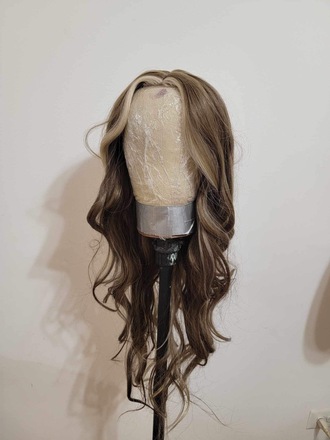 Long Brown and Blonde Wig