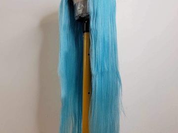 Selling with online payment: Long Blue Wig