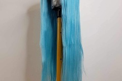 Selling with online payment: Long Blue Wig