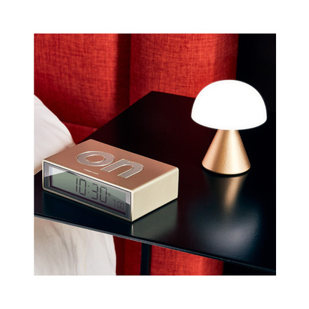 Lexon Mina Led Light and Flip+ Alarm Clock