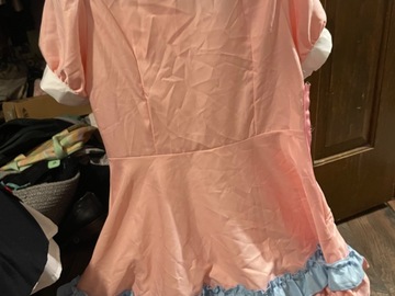 Selling with online payment: Pink White and Blue Maid Dress and Apron