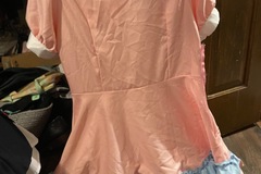 Selling with online payment: Pink White and Blue Maid Dress and Apron
