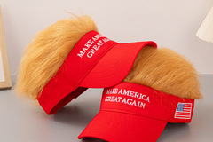 Bulk Lots: 20pcs US election wig cap baseball cap peaked cap