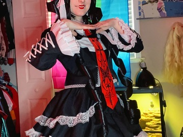 Selling with online payment: Celestia Ludenberg MicCostumes Full Outfit with Wig Size S