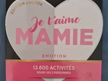 Vente: Coffret Wonderbox "Je t'aime Mamie Emotion" (49,90€)