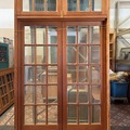 Selling: Unfinished Fir French Door with Transom