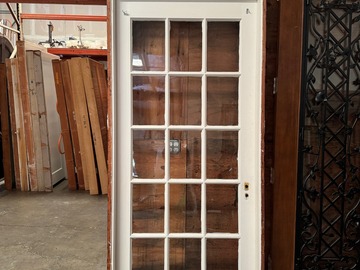 Selling: 15 Lite Interior Door  with 3 Lite Transom