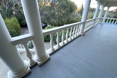 Selling: Columns - Antique Painted Redwood Tuscan Style Columns