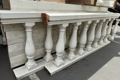 Selling: Solid Old Growth Redwood Balustrades 