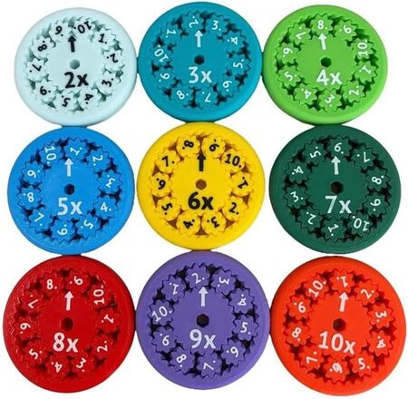Math Fidget Spinners Educational Toys - 90pcs
