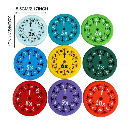 Math Fidget Spinners Educational Toys - 90pcs